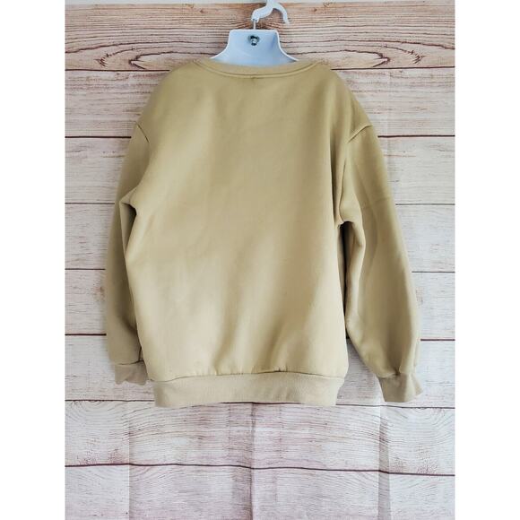 Shein girls sweatshirt size 11-12Y Beige Explorer - Picture 2 of 6